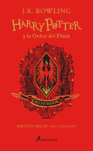 HARRY POTTER Y LA ORDEN DEL FENIX 5 GRIFFINDOR Rojo