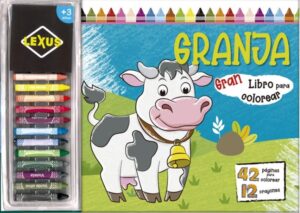 GRANJA Gran libro para colorear - con crayones