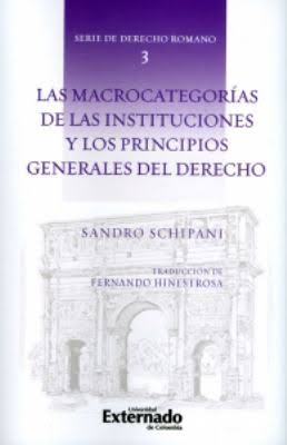 MACROCATEGORIAS DE LAS INSTITUCIONES Y LOS PRINCIPIOS GENERALES DEL DERECHO, LAS