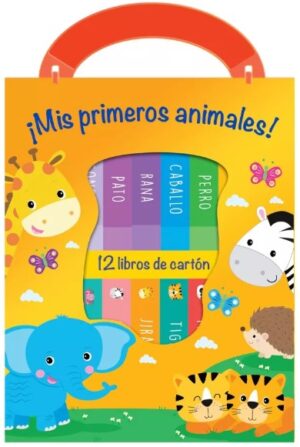 12 LIBROS DE CARTON MIS PRIMEROS ANIMALES